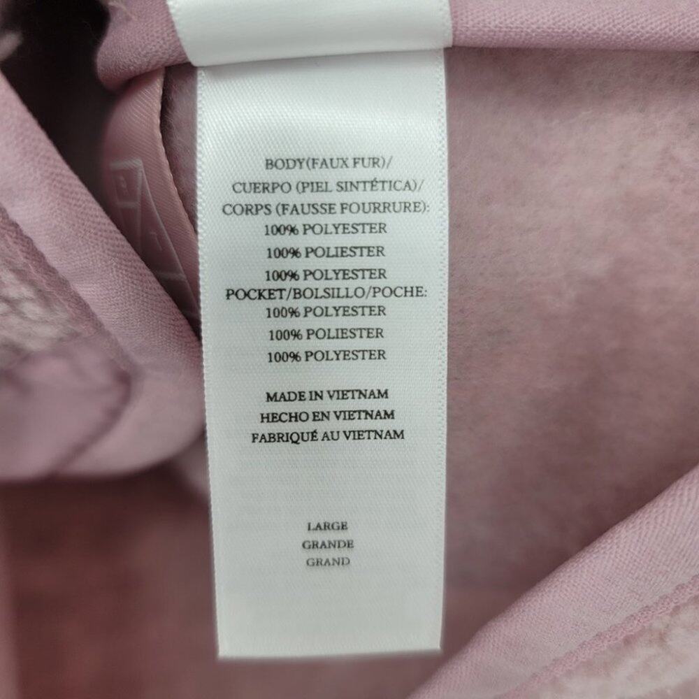 Rails Soft Sherpa Relaxed Fit Plush Sherpa Jacket Coat In Lilac Size Large - Picture 5 of 6